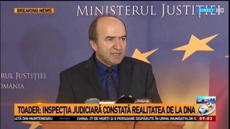 Tudorel Toader: Rolul meu de ministru al justiţiei nu este de a comenta declaraţiile procurorilor