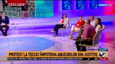 Protest la Tecuci împotriva abuzurilor din justiție