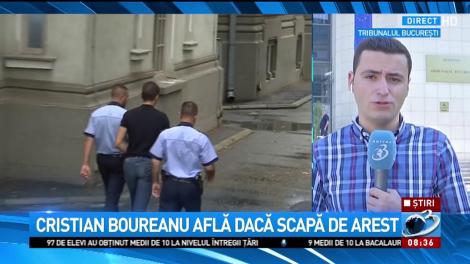 Cristian Boureanu află dacă scapă de arest