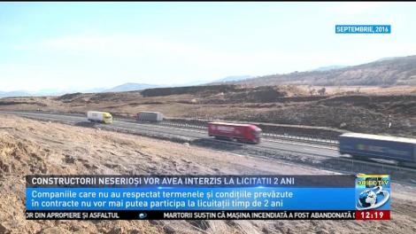 Constructorii neserioși vor avea interzis la licitații timp de 2 ani