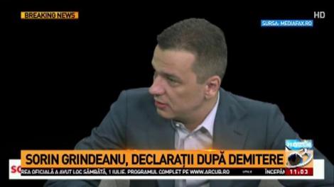 Sorin Grindeanu, declarații după demitere: Nu am venit de la PDL ca Dragnea și nu voi pleca. Mă interesează ca PSD să funcționeze