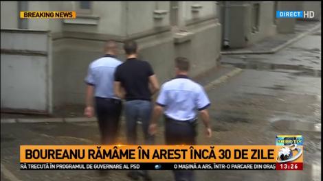 Cristian Boureanu rămâne în arest pentru încă 30 de zile
