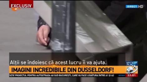 Reportaj despre cerșetorii rom&acirc;ni din D&uuml;sseldorf