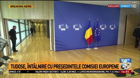 Imagini de la Comisia Europeană, Tudose şi Junker s-au întâlnit