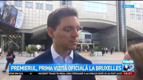 Mihai Tudose, prima vizită oficială