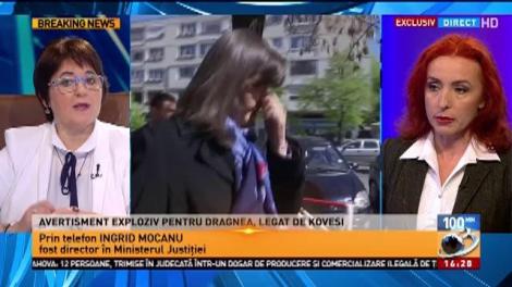Ingrid Mocanu, avertisment exploziv pentru Liviu Dragnea legat de Laura Codruţa Kovesi