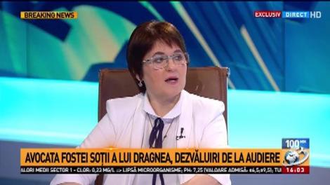 Avocata fostei soţii a lui Liviu Dragnea, dezvăluiri de la audiere