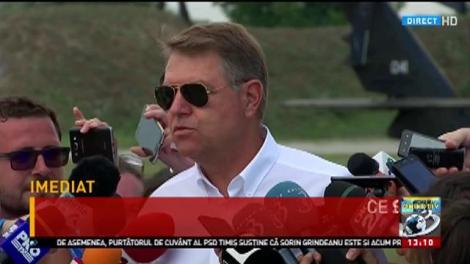 Klaus Iohannis: Sunt mândru că avem o echipă de profesioniști