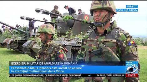 Iohannis, la cel mai mare exercițiu militar NATO: Achizițiile făcute de România vor descuraja inamicii care ar încerca să atace
