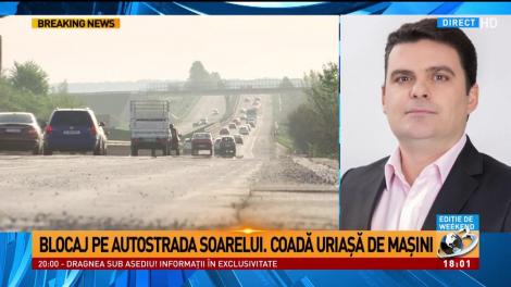 Te întorci de la MARE? Ai grijă! Este blocaj pe Autostrada Soarelui, pe sensul de mers spre Bucureşti