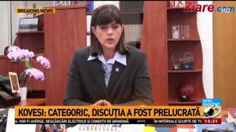 Kovesi, despre înregistrările în care ar fi cerut ”să se ajungă la domnul premier”: Nu sunt autentice, sunt prelucrate. Fragmentele cu mine sunt colaje de cuvinte