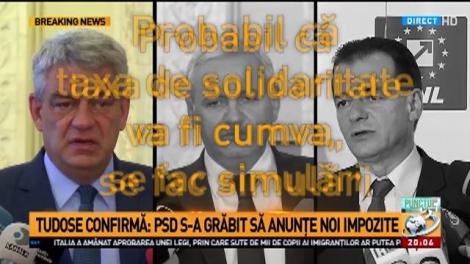 Tudose confirmă: PSD s-a grăbit să anunțe noi impozite