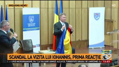 Momentul &icirc;n care Iohannis refuză steagul secuiesc