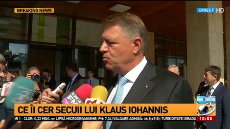 Klaus Iohannis, la Miercurea Ciuc