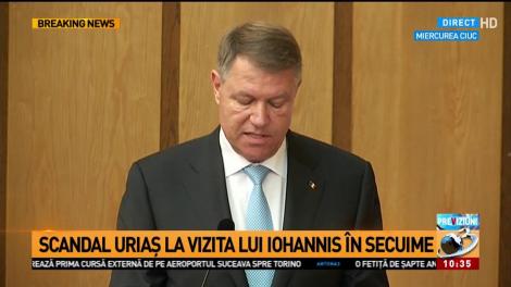 Iohannis, la Miercurea Ciuc: &bdquo;Am venit să vă ascult cu foarte mare atenție&rdquo;