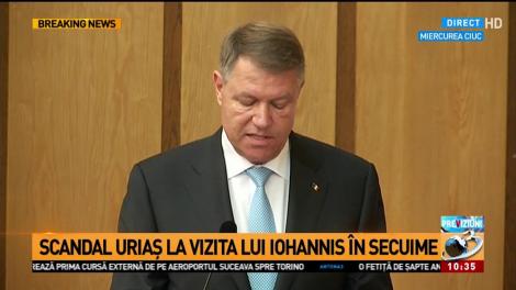 Iohannis, la Miercurea Ciuc: „Am venit să vă ascult cu foarte mare atenție”