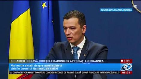 Shhaideh &icirc;ngrașă județele baronilor apropiați lui Dragnea