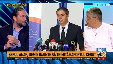 Liviu Pleșoianu, despre demiterea șefului ANAF