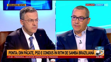 Ponta, încă un atac la Liviu Dragnea: „PSD e condus în ritm de samba”