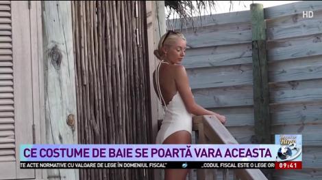 Învaţă câteva trucuri! Carmen Negoiţă ne prezintă ce costume de baie se poartă vara aceasta, dar şi cum le putem folosi într-o ţinută de stradă