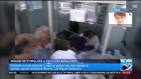 Femeile cu mai mult de trei copii ar putea ieși mai repede la pensie