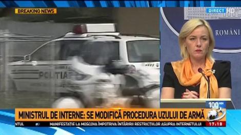 Ministrul de Interne, declaraţii după moartea poliţistului