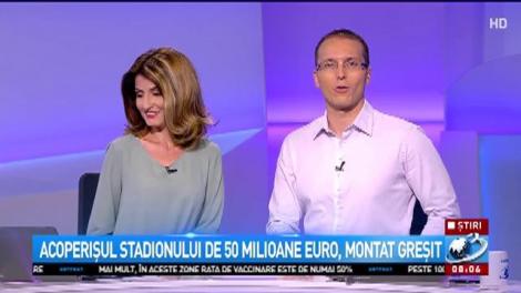 Acoperișul stadionului din Craiova, în valoare de 50 de milioane de euro, a fost montat greșit