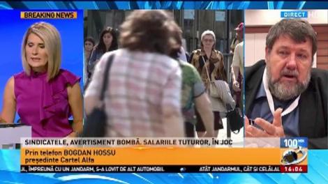 Bogdan Hosu, comentarii în scandalul privind salariile