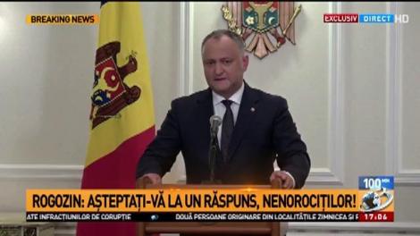 Preşedintele Republicii Moldova, către autorităţile de la Bucureşti: „De ce aţi ţinut în aer sute de cetăţeni ai Republicii Moldova?”