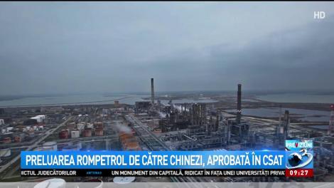 Preluarea Rompetrol de către chinezi, aprobată în CSAT