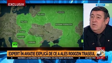 Expert &icirc;n aviație explică de ce a ales Rogozin traseul