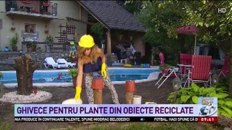 Ghivece pentru plante din obiecte reciclate