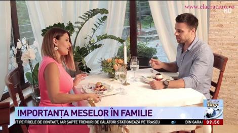 Importanța meselor &icirc;n familie