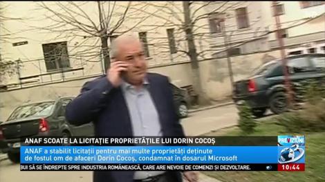 ANAF scoate la licitație proprietățile lui Dorin Cocoș