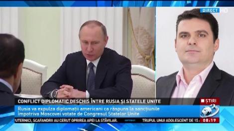 Conflict diplomatic deschis între SUA și Rusia