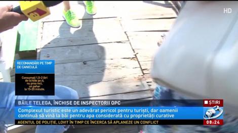 Băile Telega, închise de inspectorii OPC