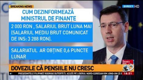 Informații îngrijorătoare despre pensii și salarii