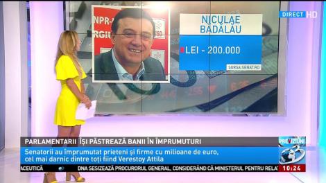 Parlamentarii &icirc;și păstrează banii din &icirc;mprumuturi