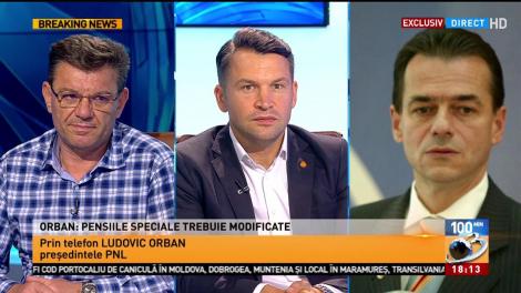 Ludovic Orban: ”Pensiile speciale trebuie modificate”