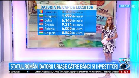 Datoriile statului român către bănci și investitori