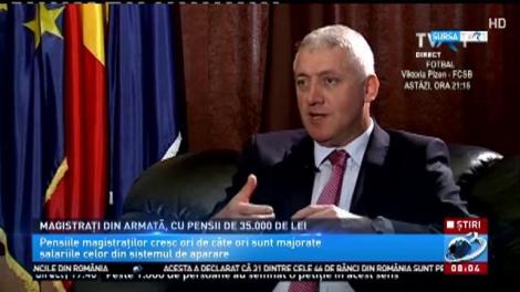 Magistrați din Armată, cu pensii de 35.000 de lei
