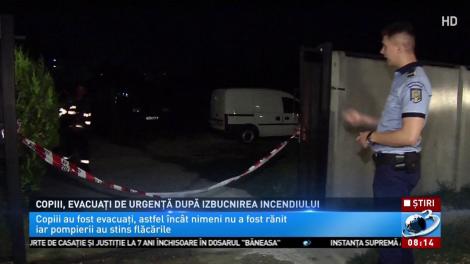 Dumnezeu i-a protejat! 12 micuți de la o casă de copii, din București, au reușit să scape din calea flăcărilor care cuprinseseră clădirea