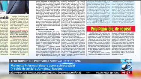 Terenurile lui Popoviciu, subevaluate de DNA
