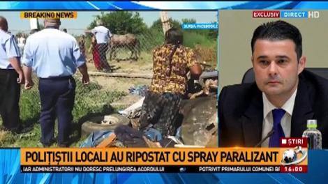 Scandal în Capitală, polițiștii au fost atacați cu pietre și cuțite