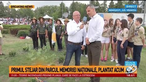 Primul stejar din Parcul Memoriei Naționale a fost plantat în memoria Ecaterinei Teodoroiu