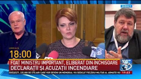Bogdan Hossu, criticat de ministrul muncii, &icirc;n direct la 100 de minute