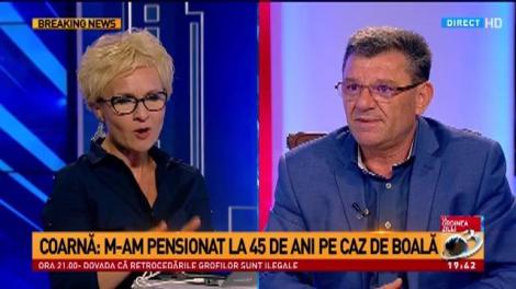 Dumitru Coarnă: Am 4500 lei pensie şi 9000 lei salariu de la sindicat