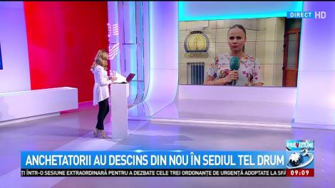 Anchetatorii DNA au decins din nou la sediul Tel Drum