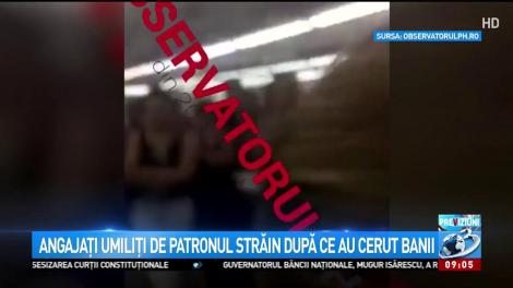 Angajați umiliți de patronul străin, după ce și-au cerut salariile la timp