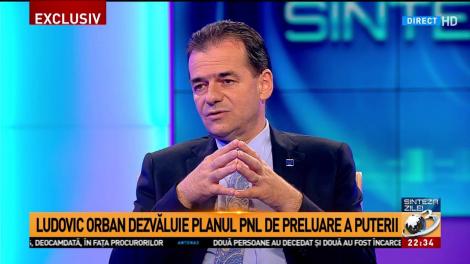 Ludovic Orban, despre planul PNL de preluare a puterii